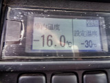 -30度設定 -16度迄確認