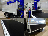 荷台内寸:240&times;160&times;38 三方開 タダノ3段 2.53t吊り TM-ZE253HR ラジコン/フックイン付 ※令和8年3月クレーン年次点検済