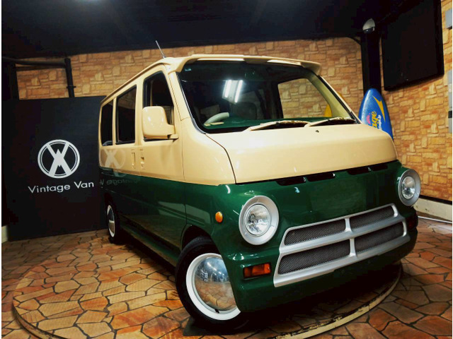 ホンダ　バモス　12万キロ　ローダウンL ホンダ バモス L ターボ ローダウン レトロバス仕様 キャルルック