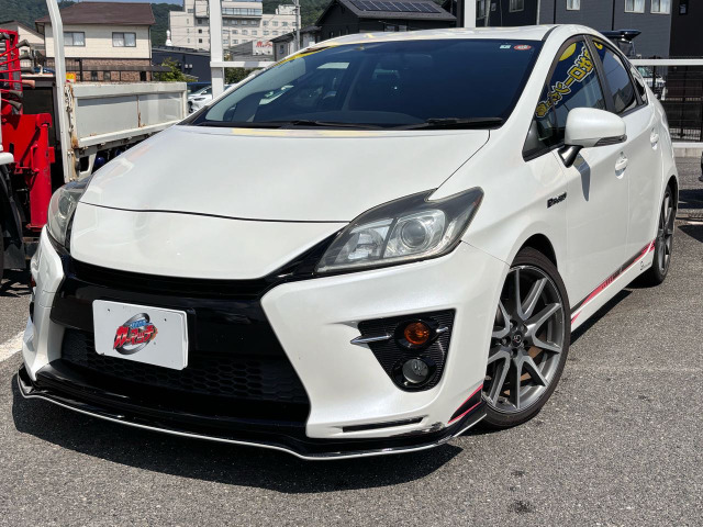 プリウス 1.8 S ツーリングセレクション G's ダウンサス 社外リップ エアコン快調