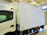 荷台内寸:447&times;200&times;192 トランテックス V017F79 リア観音扉/90度ストッパー付 箱厚み5.5cm 冷凍機 三菱 TDJS35A-L2 &plusmn;30度設定 -17.7度確認 スタンバイ付(コード付)