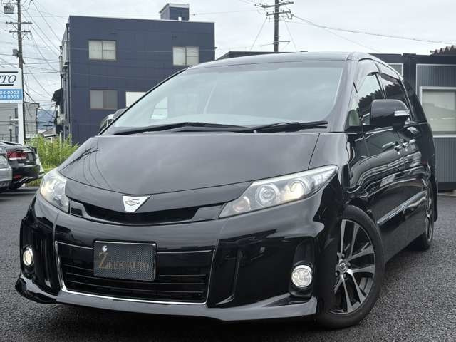 エスティマ 2.4 アエラス プレミアム エディション 1オーナー 禁煙車 9型ナビ