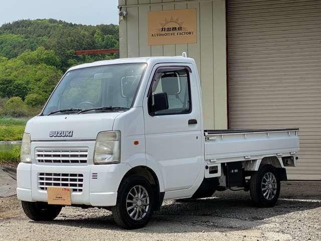 キャリイ KC エアコン パワステ 4WD 3方開 AT 12インチAW 荷台マット