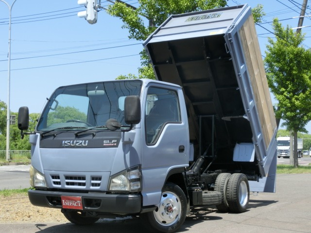 エルフ 4.8 フルフラットロー ディーゼル 4WD 2tダンプ 全低床 スムーサーシフト