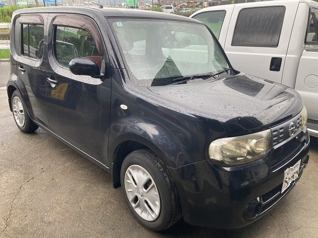 日産 キューブ 1.5 15X の中古車詳細 (128,000km, ブラック, 徳島県