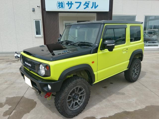 ジムニー XC 4WD リフトアップ 純正ナビ フロントカメラ