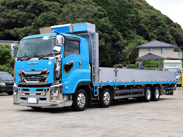ギガ  25t 平ボデー 4軸低床 後輪エアサス