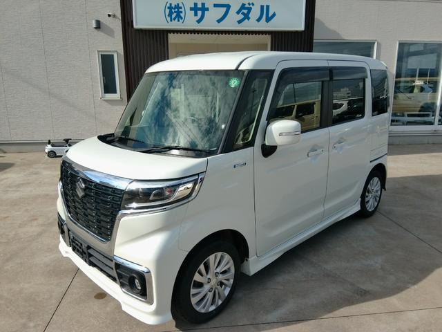 スペーシアカスタム ハイブリッド(HYBRID)  GS 左パワースライドドア ナビ フルセグTV