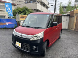 スペーシアカスタム TS 4WD クラリオンオーディオ ETC両側パワスラ