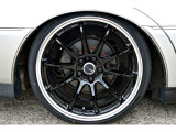 新品WORKエモーションZR10!2ピースホイール19インチ!ブラックディスク!フロント8.5Jリア9.5Jのコダワリのセッティングになっております!