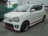 【中古車情報】スズキ アルト ターボRS オートギヤシフト 禁煙車ナビBカメラ車高調 追加メーター の中古車詳細（走行距離：8.5万km、カラー：パールホワイト、販売地域：大阪府寝屋川市木屋町）