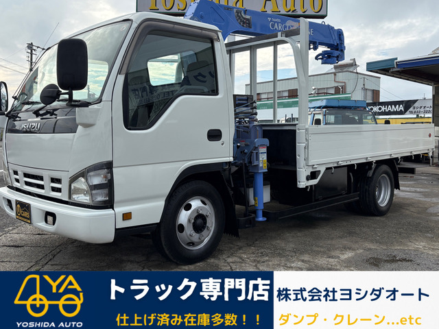 エルフ 3t 3段クレーン付