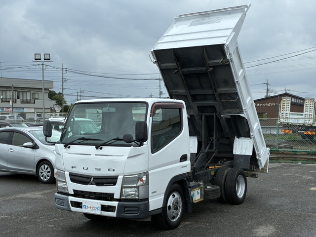 キャンター ダンプ 新明和製 低床ダンプ 積載3000kg