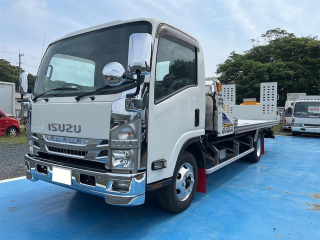 エルフ  4WD タダノ フルフラット積載車
