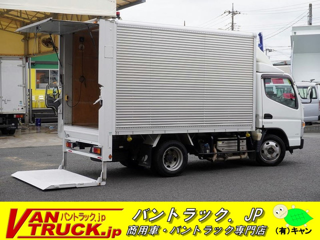キャンター アルミバン 4WD 10尺 2トン 跳上垂直リフト