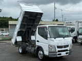キャンター ダンプ 新明和製 低床ダンプ 積載3000kg