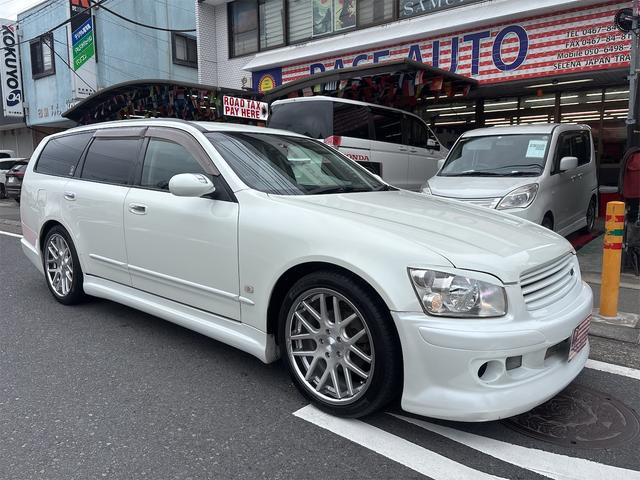 ステージア 2.5 250t RS FOUR V エアロセレクション 4WD キーレス 衝突安全ボディ 記...