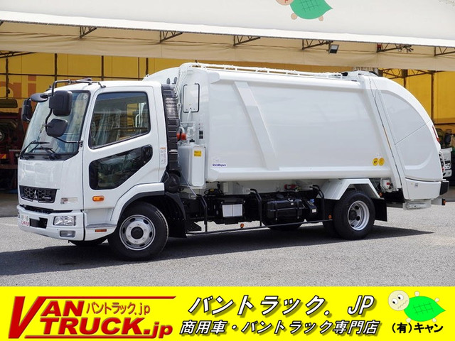 ファイター パッカー車 4トン 新明和 プレス式 10.2立米