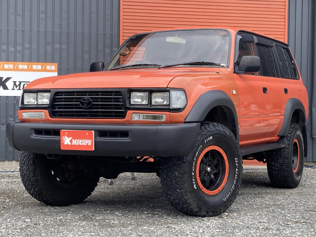 ランドクルーザー80 4.5 VXリミテッド 4WD 色替え リフトアップ 角目4灯