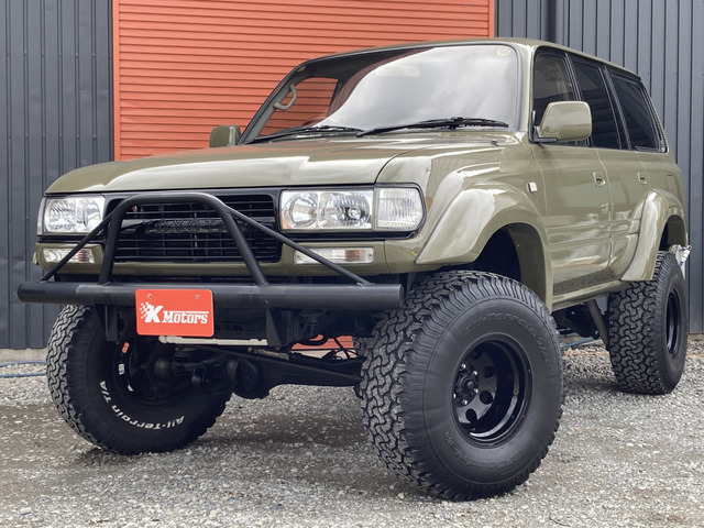 ランドクルーザー80 4.2 VX パートタイム4WD ディーゼル 全塗装 リフトアップ ワイド...