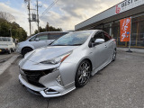 プリウス 1.8 S エムズスピードリアエアロ4本出しマフラー