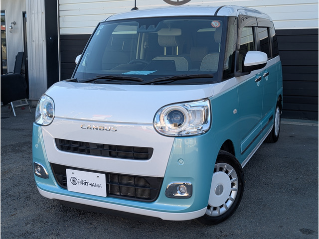 ムーヴキャンバス ストライプス G ナビBTオーディオTV両側電動スライド