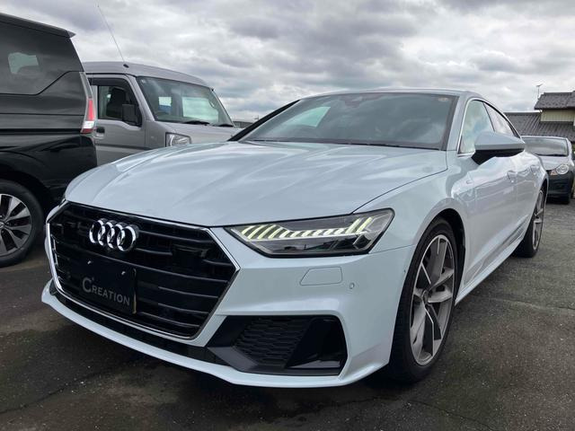 A7スポーツバック 55 TFSI クワトロ Sライン 4WD 右ハンドル クリアランスソナー ナビ