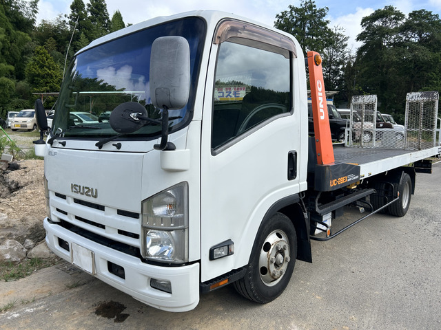 エルフ  積載車、3Lターボ、ユニックUC-28E