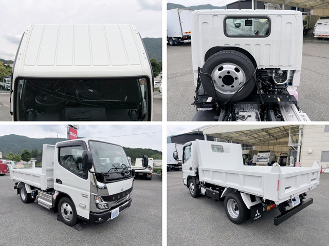 三菱ふそう キャンター ダンプ カスタム 4WD 新明和 3t積 AT の中古車