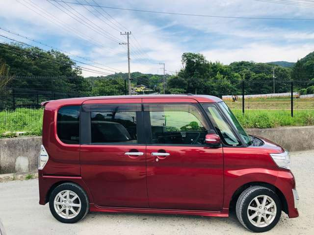 ダイハツ タントカスタム X SA 修復歴無しナビTVETC片側パワスラ軽減B