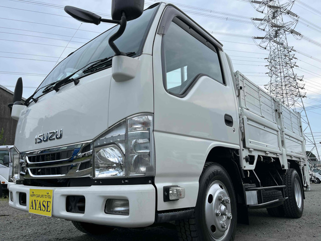 エルフ ガス屋仕3t積み平ボディー分割アオリ