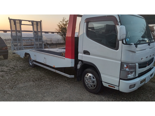 キャンター 積載車 電動ゲート ウインチ ロング
