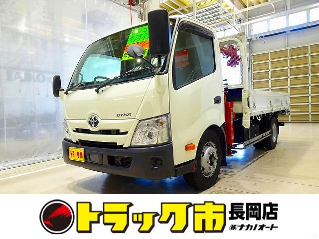 ダイナ 4.0 ワイド ロング 高床 ディーゼル 3t ユニック4段クレーン付