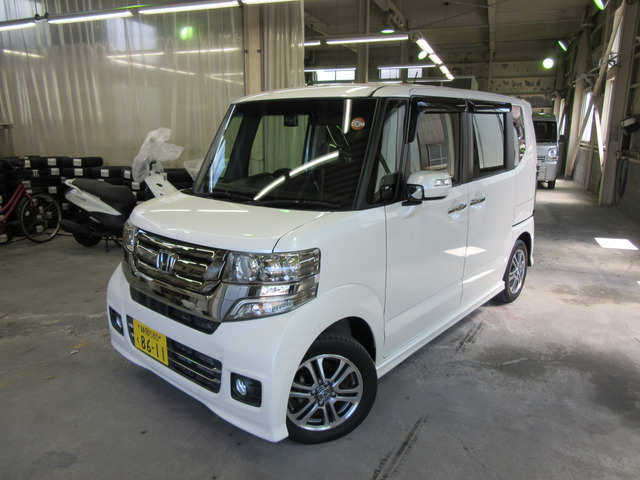 N-BOXカスタム G Lパッケージ 車検R9.3月 ナビ Bカメラ付