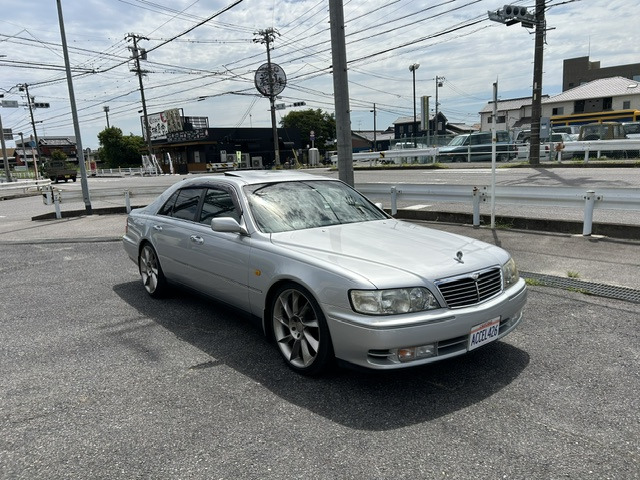 シーマ3.0 30LVターボ・サンルーフ・車高調・ロリンザー