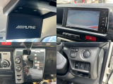 全席シートカバー ナビ ETC サブウーファー ALPINE後席モニター 415コブラインテリアパネル&ガングリップステアリングア&シフトノブ パワースライドドア 純正エンジンスターターと欲しい装備も完備♪