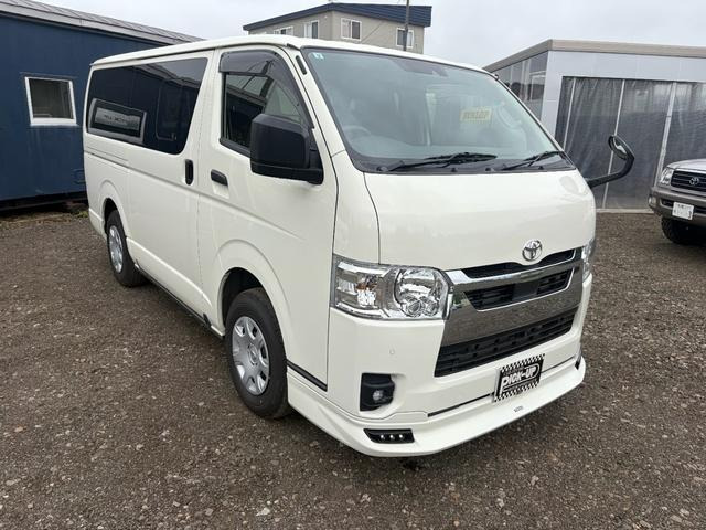 ハイエースバン 2.8 DX ロング GLパッケージ ディーゼル 4WD 全周囲カメラ TV クリア...