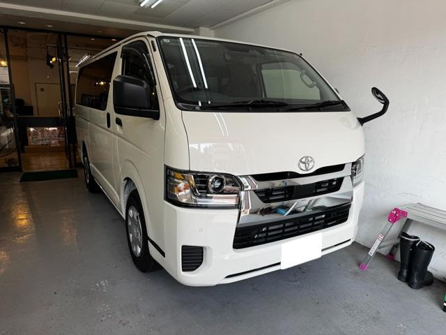 ハイエースバン 2.8 DX ロング GLパッケージ ディーゼル 登録済未使用車 9型 ETC 両...