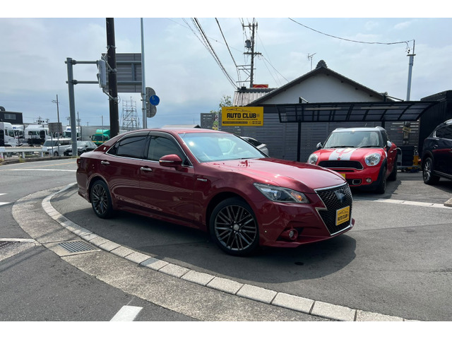 クラウンアスリート  4WD ナビ フルセグ 本革 Bカメ