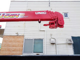 ユニック URU374RKK ワイドアウトリガー 角足 4段 ラジコン フックイン