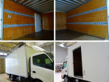 荷台内寸:447&times;207&times;205 トヨタ車体/UT19A030252 リア観音扉 左サイドスライドドア ラッシングレール2段(70cm/140cm) 荷室灯2個