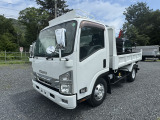 車両右側前面:ダンプ昇降、スライド作動良好です!!いすゞエルフセーフティーローダーダンプ!!積載3900㎏の力持ちな一台です!!車検1年付けてのお渡しです♪ハイトレーディング