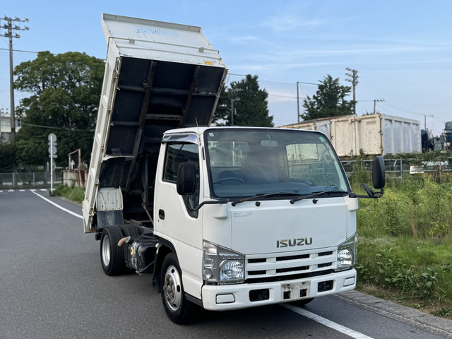 エルフ 3.0 強化ダンプ フルフラットロー ディーゼル 最大積載量 3,000kg・車検付