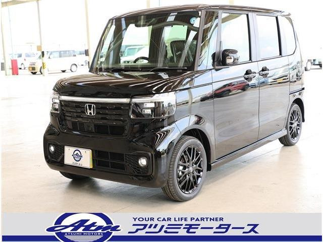 N-BOXカスタムターボ ブラック スタイル届出済未使用車 SENSING