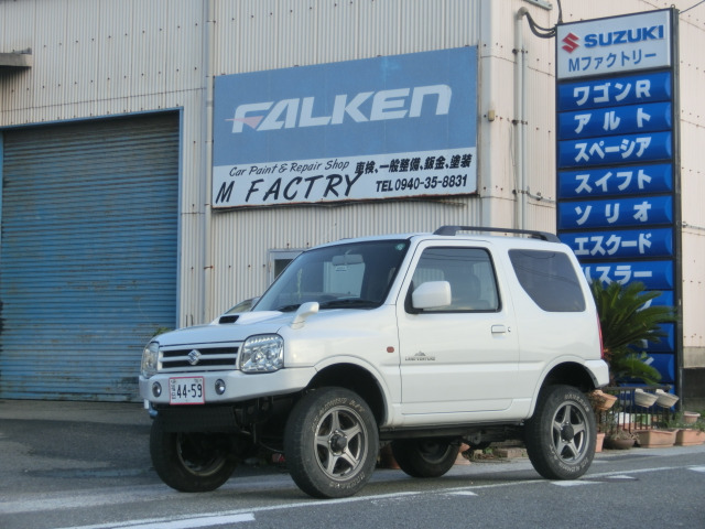 ジムニー ランドベンチャー 4WD ターボ ボタン式切替4WD 社外パーツ