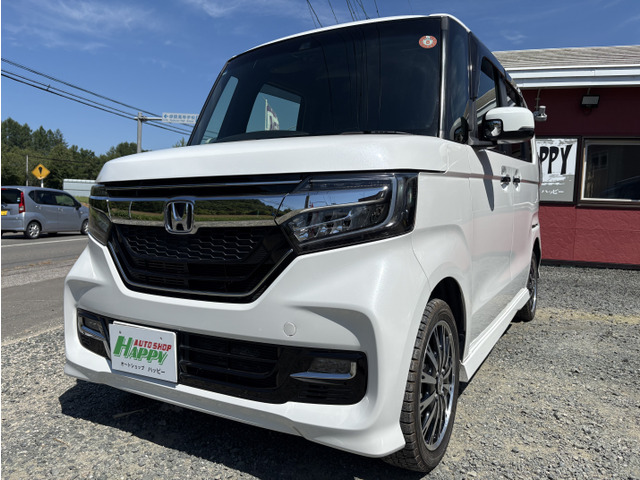 N-BOXカスタム G L ターボ ホンダセンシング 4WD スマートキー ナビ バックカメラエ...