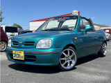 マーチカブリオレ 1.3 5MT フロント車高調 社外マフラー