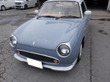 【中古車情報】日産 フィガロ 1.0 キャンパストップ張替済 オープントップ の中古車詳細（走行距離：5.6万km、カラー：グレー ホワイトレッド、販売地域：長野県諏訪市沖田町）