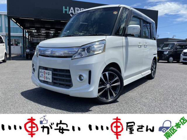 スペーシアカスタム TS 4WD 禁煙☆ナビ☆DVD☆CD☆Bカメ☆保証付