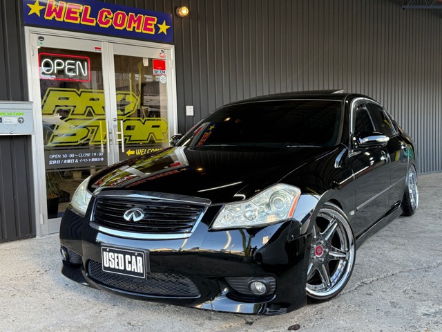 フーガ 3.5 350GT タイプS サンルーフ 車高調 WORK19AW
